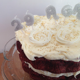 red velvet naked cake, 29 again cake