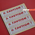 CAUTION ! stickers