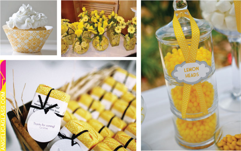 Yellow and Black Thought I might share some wedding inspiration with you