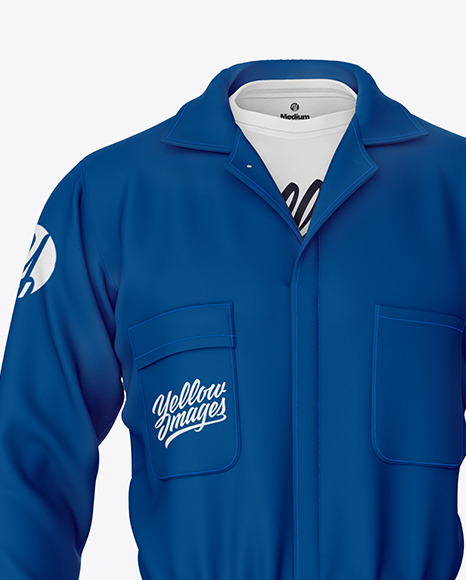 Worker Uniform (Coveralls) – Front View