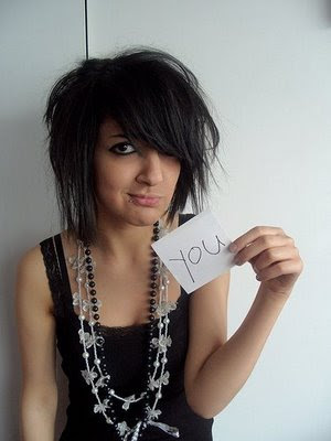 best sexy girl with long Emo Hairstyles