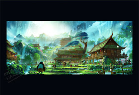 SDCC 2016 FOX Exclusive KUNG FU PANDA 3 lithograph Secret Panda Village