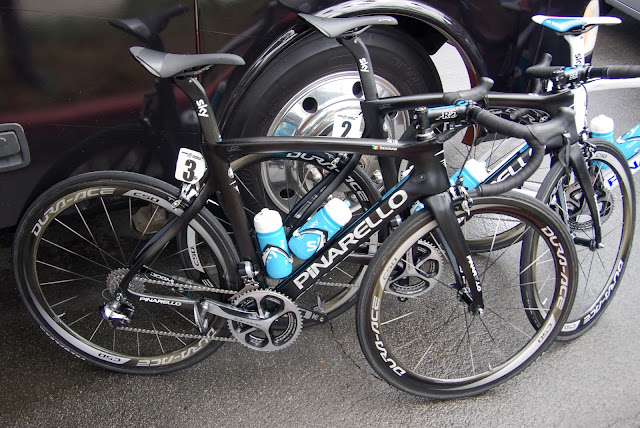 Pinarello bikes of Team Sky