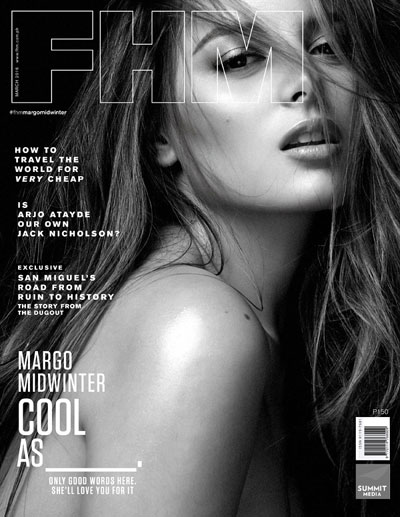 Margo Midwinter FHM March 2016 Cover Girl