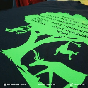 sablon polyflex kaos dan baju