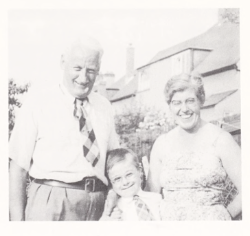 Nigel with his parents- taken from Nigel Hunt (1967): The World of Nigel Hunt; the diary of a Mongoloid youth, New York.