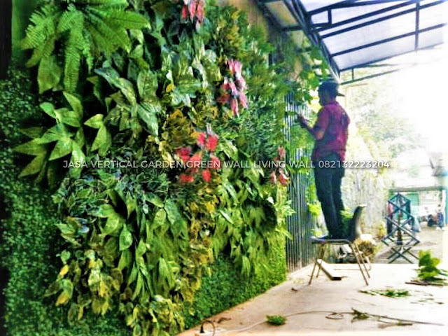 ARTIFICIAL PLANT/ARTIFICIAL FLOWER/VERTICAL GARDEN SINTETIS JASA PEMBUATAN VERTICAL GARDEN SINTETIS DI BEKASI