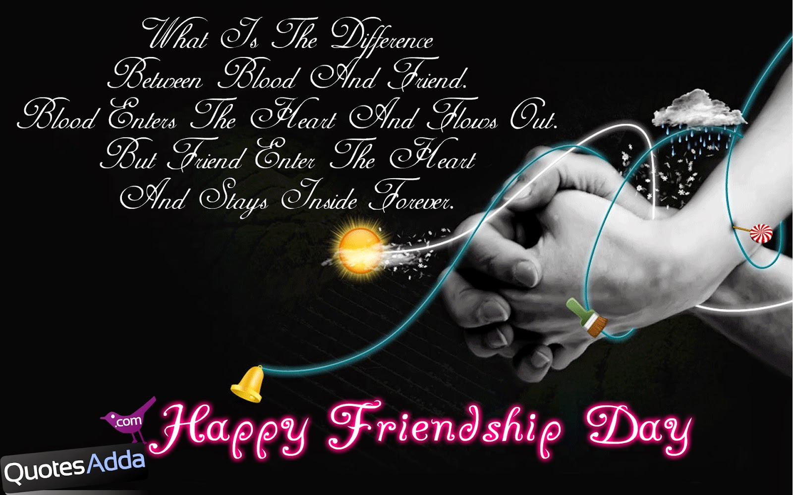 Happy Friendship Day Quotes and Greetings in English | QuotesAdda.com