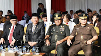 Danrem 043/Gatam Hadiri Upacara Peringatan Hari Jadi Ke-59 Provinsi Lampung Tahun 2023