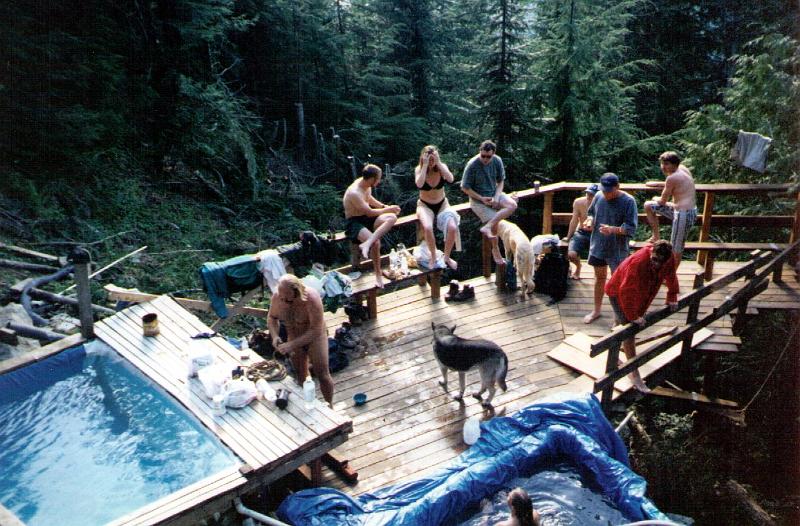 Scenic Hot Springs in the late 90s . . . the large deck almost ...