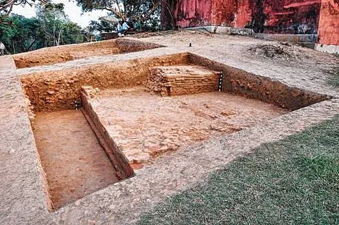 Buddhist exacvation site