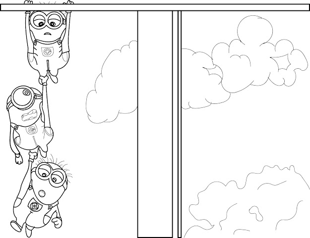 Despicable Me  Minions Coloring Page