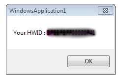 your HWID is 