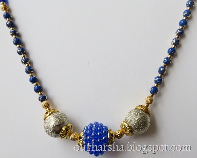 Shamballa beaded Necklace (2)