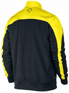 Jaket Bola GO Sideline Training Track Barcelona 3rd Black-Yellow 2013-2014