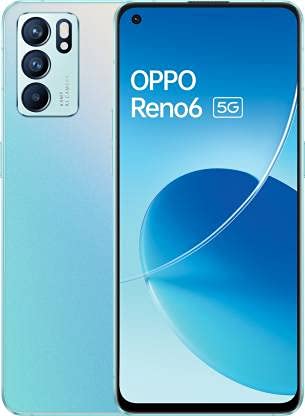 Oppo Reno6 5G (Aurora, 8GB RAM, 128GB Storage)