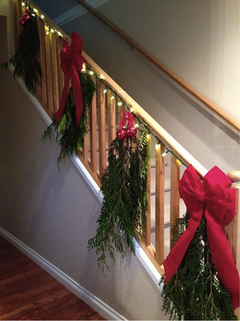 christmas staircase design