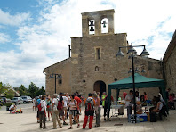 Control d'arribada a la Plaça Major de Calders