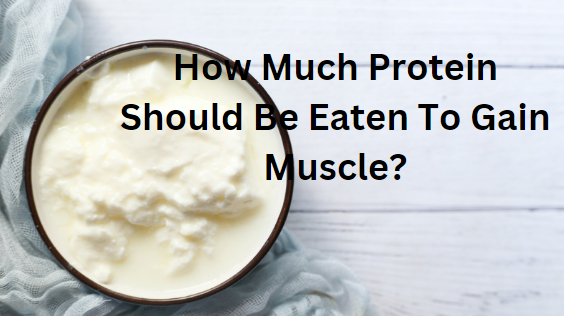 How Much Protein Should Be Eaten To Gain Muscle?