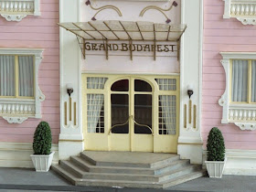 Grand Budapest Hotel movie model entrance