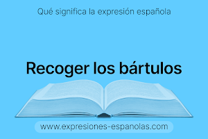 Expresión Española - Recoger los bártulos