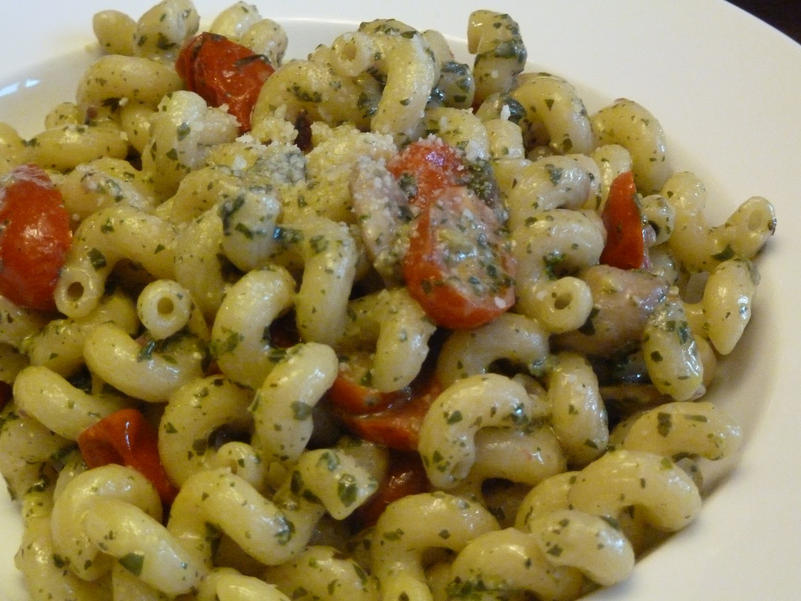 Cooking with Cristina: Noodles & Company Pesto Cavatappi (Copycat Recipe)