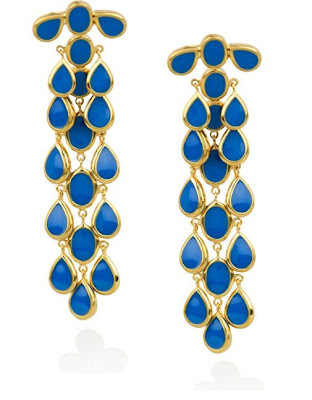 Cascade 18-karat Gold-Plated Earrings