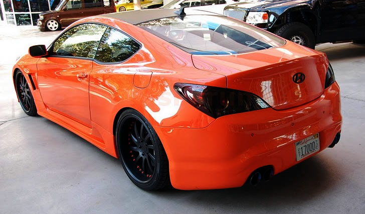 Great way to make the hot new Hyundai Genesis coupe body style pop with an 