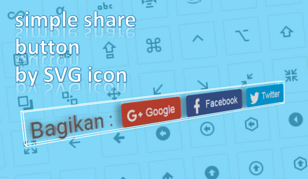 Mengganti Icon Simple Share Button Dengan Icon SVG On Javascript