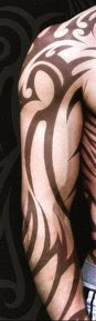 tribal arm tattoo 777