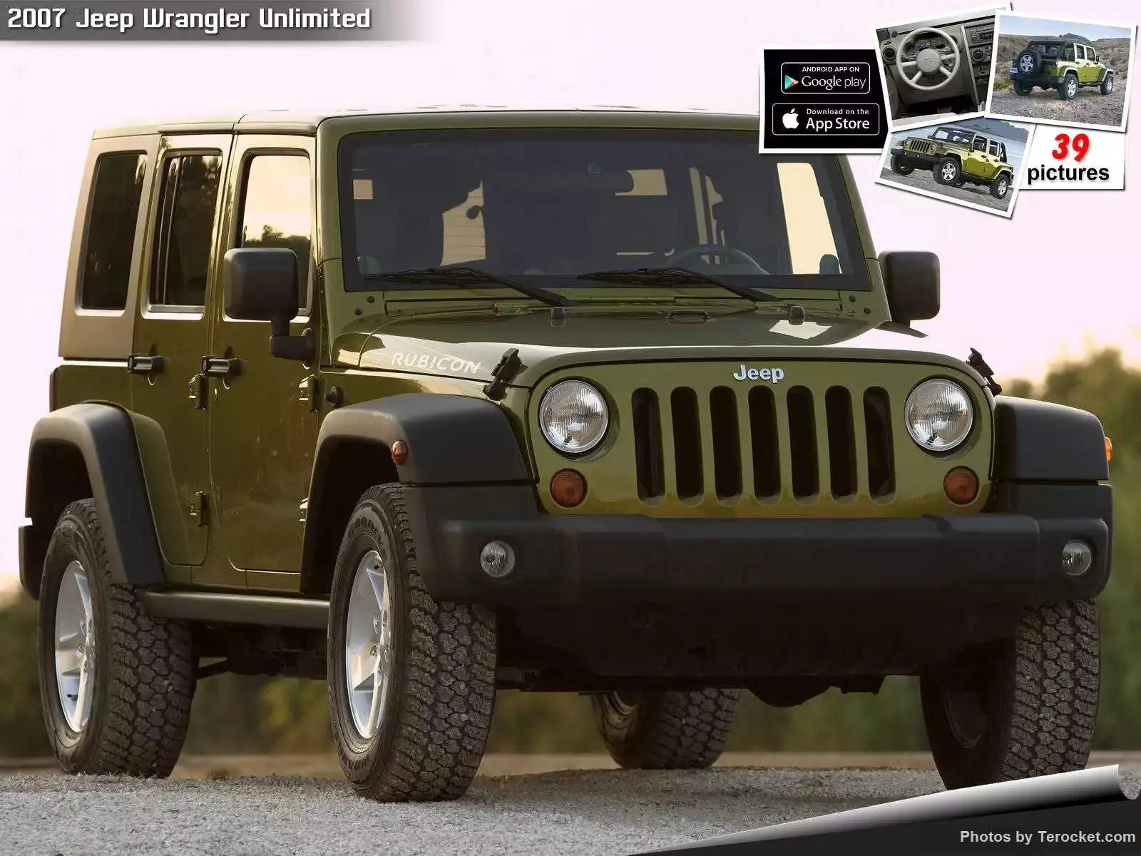 Hình ảnh xe ô tô Jeep Wrangler Unlimited 2007 & nội ngoại thất