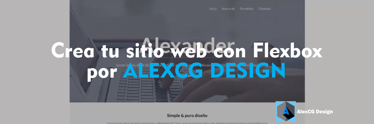 Crea-tu-sitio-web-con-Flexbox-por-ALEXCG-DESIGN