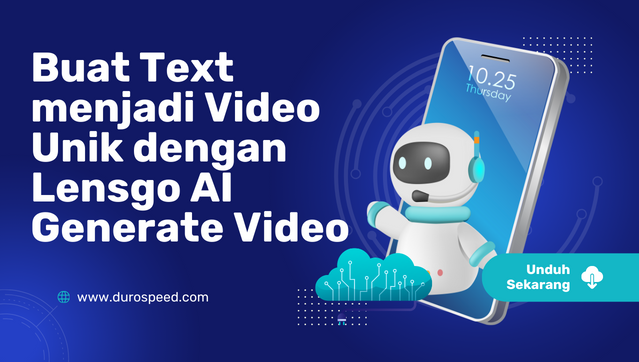 Buat Text menjadi Video Unik dengan Lensgo AI Generate Video