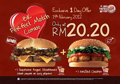 Burger King Malaysia: Valentine's Promotion
