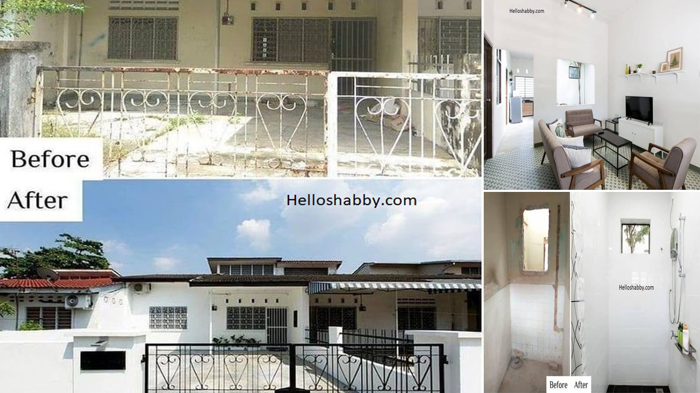 Inspirasi Rumah Before After Dengan Interior Minimalis Bisa Anda Coba HelloShabbycom Interior And Exterior Solutions