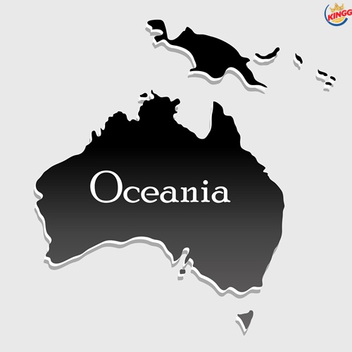 Technical card on the most important countries of the continent of Oceania