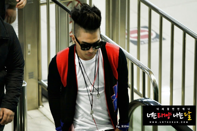 Taeyang at Gimpo Airport