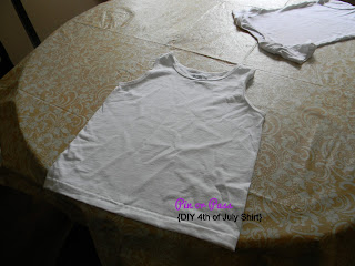 Making of 4th of July Shirt