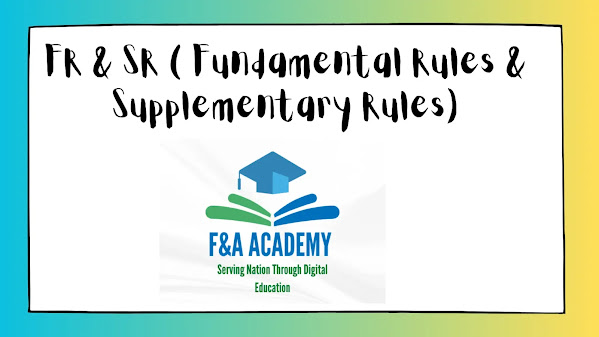 Fundamental Rules and Supplementary Rules