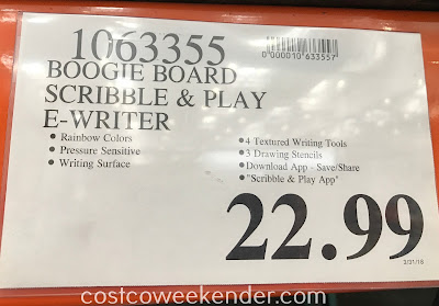 Deal for the Boogie Board Scribble n' Play eWriter at Costco