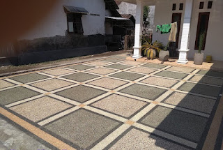 Gambar Foto Desain Motif Batu Sikat Carport