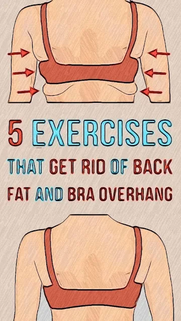 Here Are 5 Exercises That Get Rid of Back Fat & Bra Overhang!!!