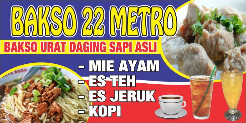 Kumpulan Desain Spanduk Bakso  dan Mie Ayam kurasaurus