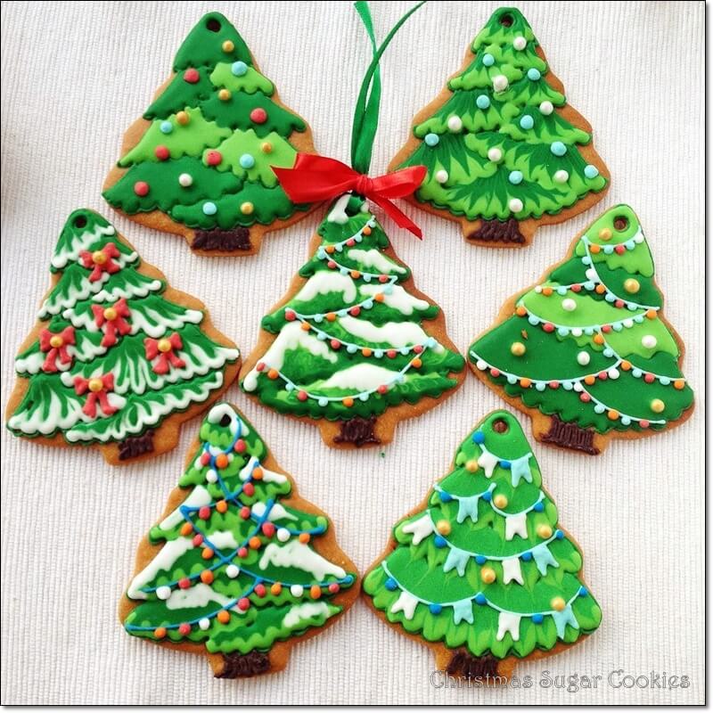 Christmas Sugar Cookies, Christmas Tree Cookie