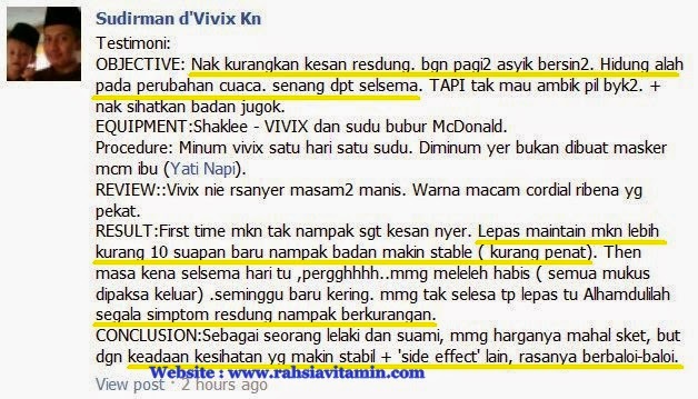 Penemuan Vivix - Vitamin & Ubat Semulajadi Rahsia Alam 