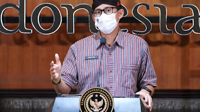 Sandiaga Uno Pimpin Minister Talk di Global Tourism Forum 2021