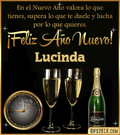 Frases de feliz año nuevo lucinda