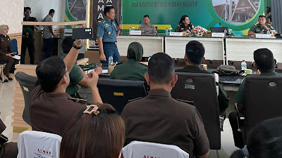 Kunjungan Kerja Asisten Pidana Militer Kejaksaan Tinggi Riau Di Kejaksaan Negeri Rokan Hilir
