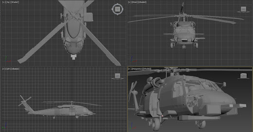 Arma3用MODのMH-60R Seahawk ヘリコプター