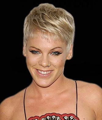 Girls Short Hairstyle - Pink Some common customized areas of the pixie 